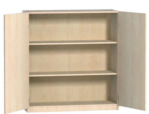 [DIS-001-120-TBA-TBA] Houten kast met draaideuren - 3 OH   (Nog te bepalen, Nog te bepalen)