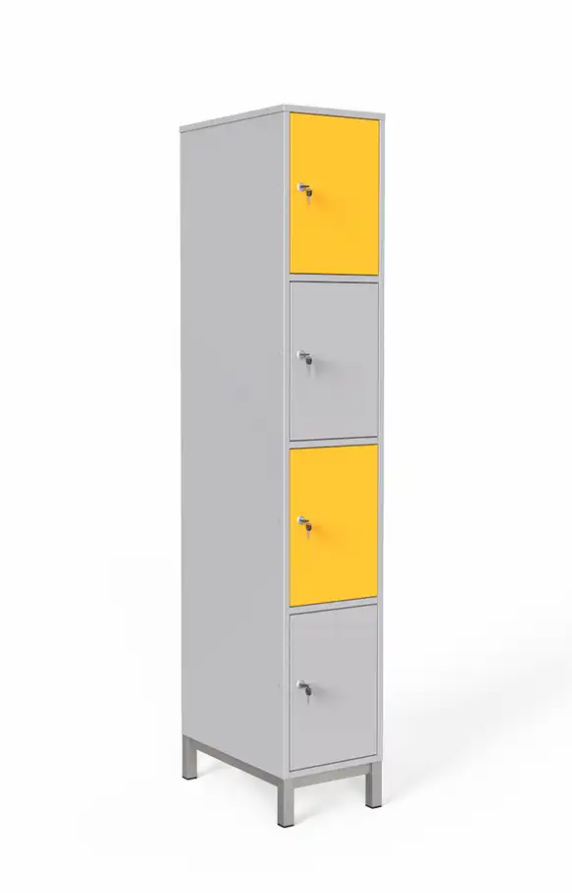 Afmetingen locker: 32 x 52 x 180 cm (BxDxH) - 3 COMP