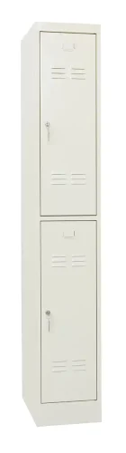 30 x 50 x 180 cm (BxDxH) - 2 compartiment, korte deuren