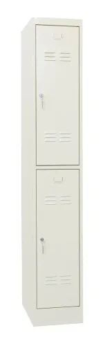 40 x 50 x 180 cm (BxDxH) - 2 compartiment, korte deuren