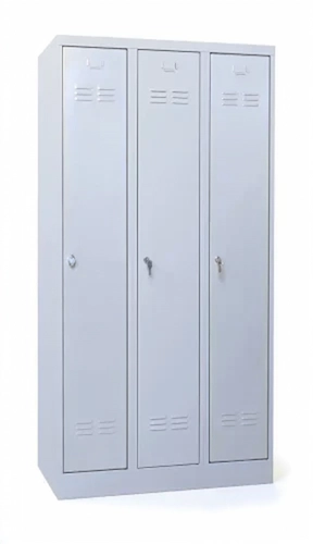 75 x 50 x 180 cm (BxDxH) - 3 compartimenten, lange deuren