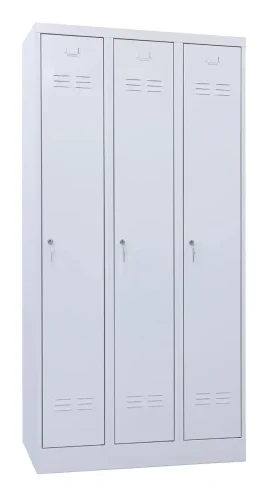 120 x 50 x 180 cm (BxDxH) - 3 compartimenten, korte deuren