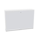 Storage units with sliding doors  W. 136,5  H. 115  D. 40,4 