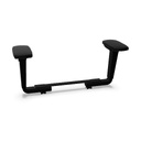 Height and width- adjustable 4D arms with depth-adjustable and pivoting top