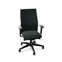 Se7en LX114 Swivel chair high, upholstered backrest, synchro