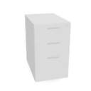drawers + file caryying pedestal (to be completed with top) W. 41,5  H. 71,5 ÷ 72,2  D. 64,5