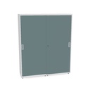 Storage units with sliding doors W. 136,5  H. 164,5  D. 40,4 