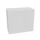 low unit with wooden door W. 90  H. 82,7  D. 45 