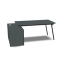 Desk to be connected to the cabinet DV504 Milo - L.160 / D.80 / H.75