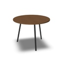 Round meeting table - 3 legs - L.100 / D.100 / H.75