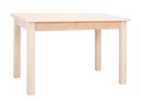 Donald - rechthoekige houten tafel - 120 x 60  cm (L x B)