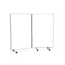 Harmonica Workwall 2-piece, 2360x196 cm (WxH)
