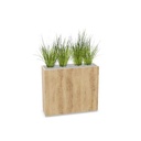 Jardinière BOSCO ht 74 - Graminées