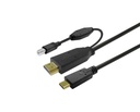 Vivolink PROUSBCHDMIUSBB5 Touchscreen kabel 5m zwart