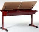 Klapbank - 2-pers - 120 x 50 cm (L x B) - hoogteverstelbaar