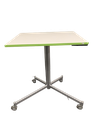 Lerarentafel hoogte-instelbaar dmv gaslift -  verrolbaar