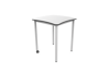 Marie tafel - 70 x 70 cm (L x B) - blad in volkern - onderstel alu - pakket  3 stuks