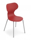 Mia 4-pootsstoel - H46 - pakket 6 stuks - rood