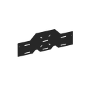 Slimline accesoireplaat voor muurlift